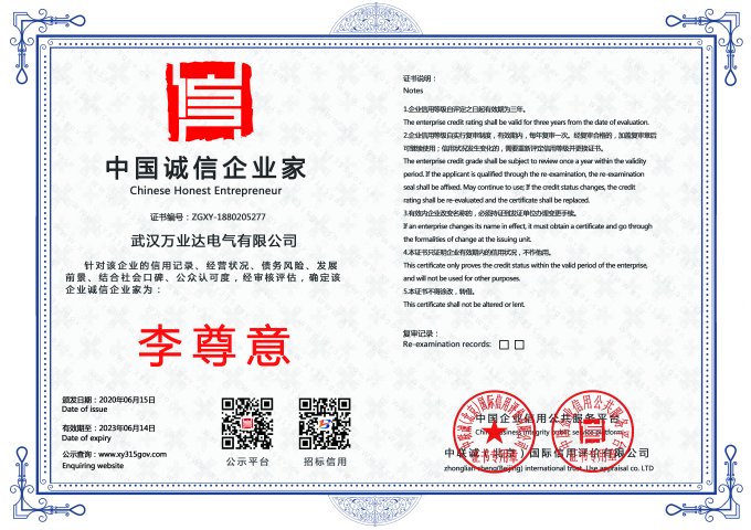 中國(guó)誠(chéng)信企業(yè)家